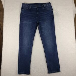 The Perfect Jeans NYC Mens 40 x 36 Athletic Fit‎ Blue Dark Wash